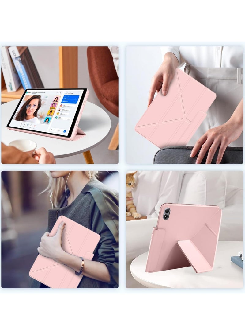 Protective Case Compatible with Xiaomi Redmi Pad 2 Pro 12.1-inch 2025 Model Folio Scratch-Resistant Cover with Snap Closure Y-Fold Multi-Angle Stand Auto Wake/Sleep Function - Image 3